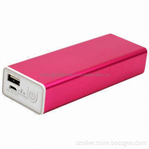 Rechargeable USB Hand Warmer with External Battery for Mobile Phones, 4,400 or 5,200mAh Capacity